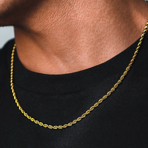 Rope Chain - 24KT Gold Plated