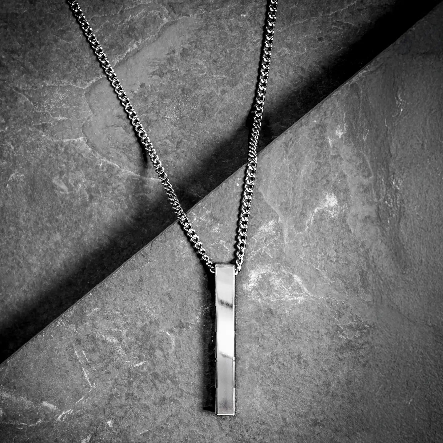 Best Minimal Bar Necklace for Men – RoseGold Black Pty Ltd