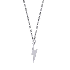 Our Silver Lightning Bolt Pendant Necklace is available online today. Featuring Our Signature Lightning Bolt Pendant & Silver Link Chain.