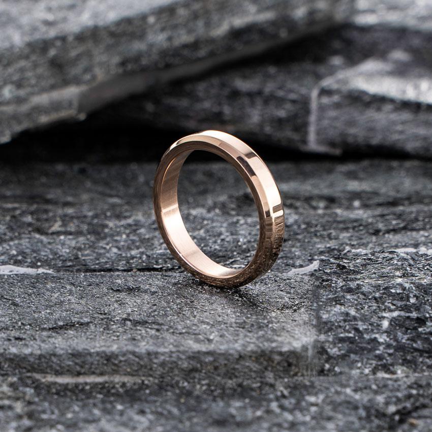 Rose Gold Men’s Ring - Main Image