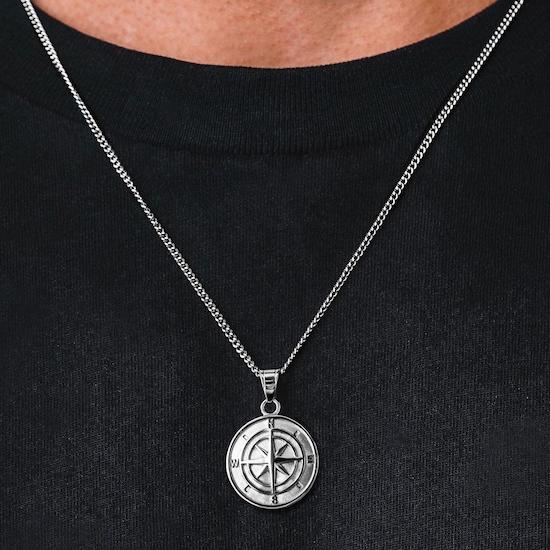 Minimal Compass Pendant Necklace – RoseGold & Black Pty Ltd