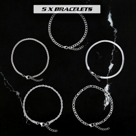 Complete Chain Bracelet Set