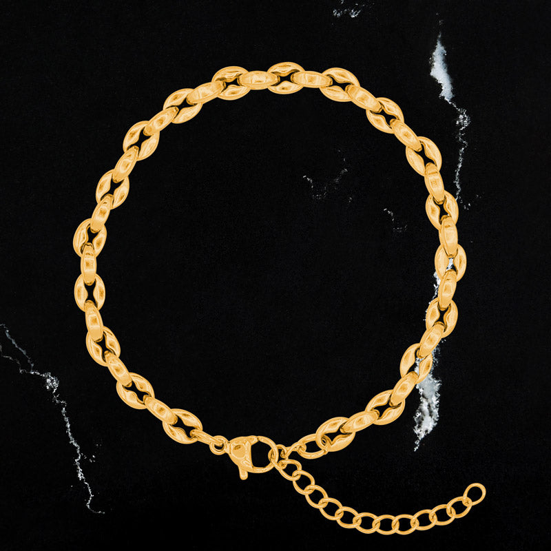 Mariner Chain Bracelet in Gold. Best gold chain bracelet.