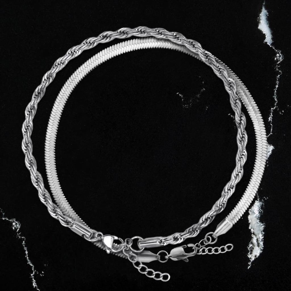 Rope & Snake Set (2 x Bracelets)