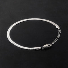 Our Silver Snake Chain Bracelet features our premium silver snake chain and is adjustable for the perfect fit, every time.