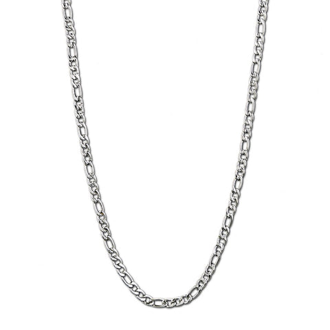 Our Silver Figaro Chain Necklace