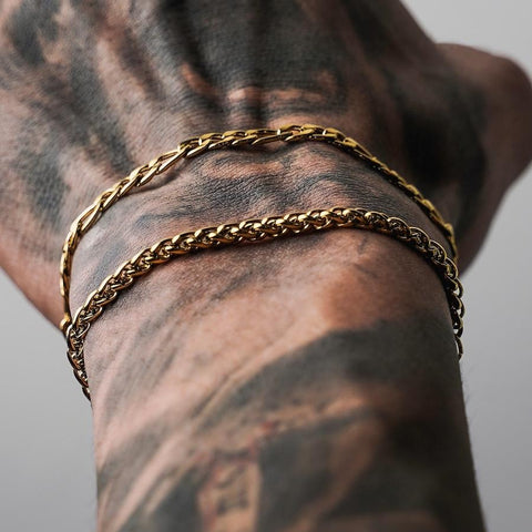 Box Chain Bracelet - Gold | Vincero Collective