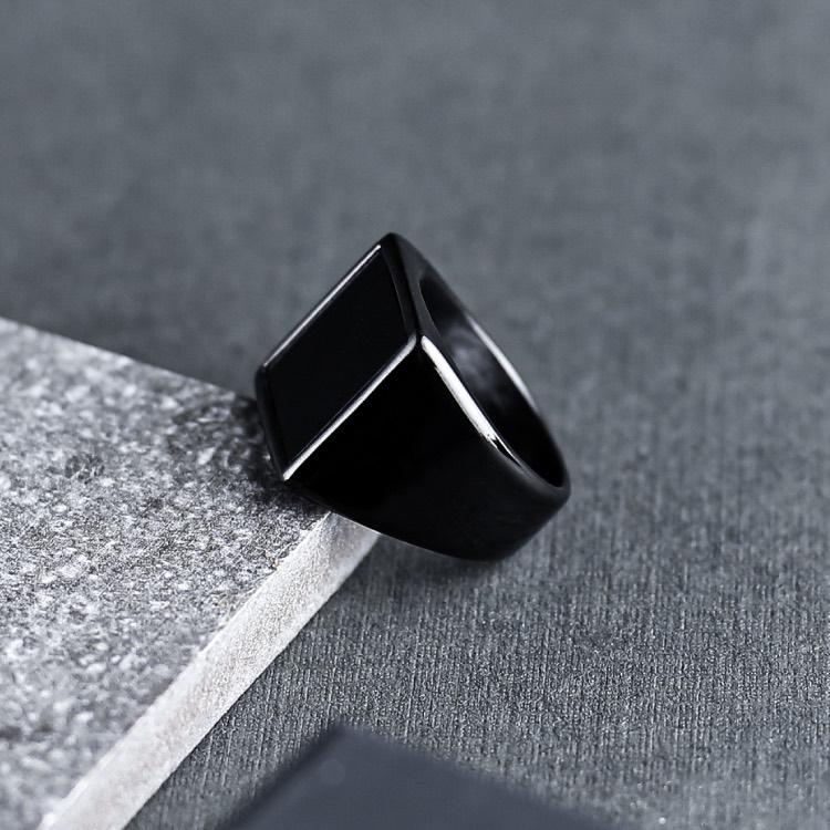 Signature Tab Ring - Luxury S00 Black