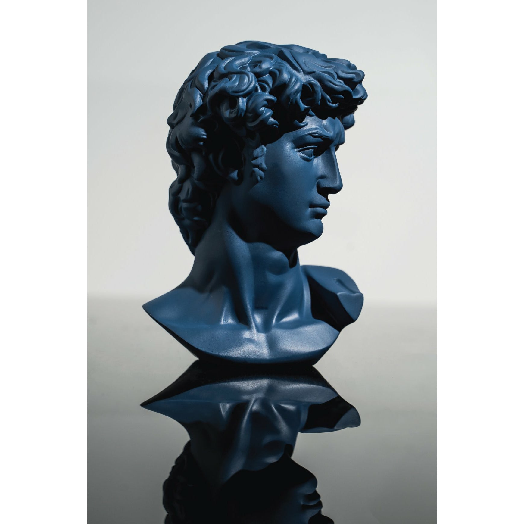 Navy Blue David Bust Sculpture (50% OFF) – RoseGold & Black Pty Ltd