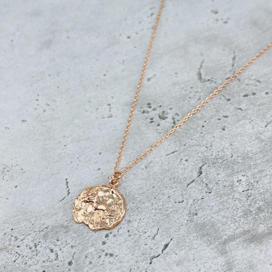 Capricorn Star Sign Necklace - Fine chain necklace featuring a delicate star sign pendant. Birth date December 22 - January 19 is for Capricorn. Available in Silver, Gold, and Rose Gold.