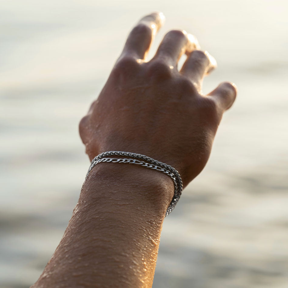 mens silver bracelet
