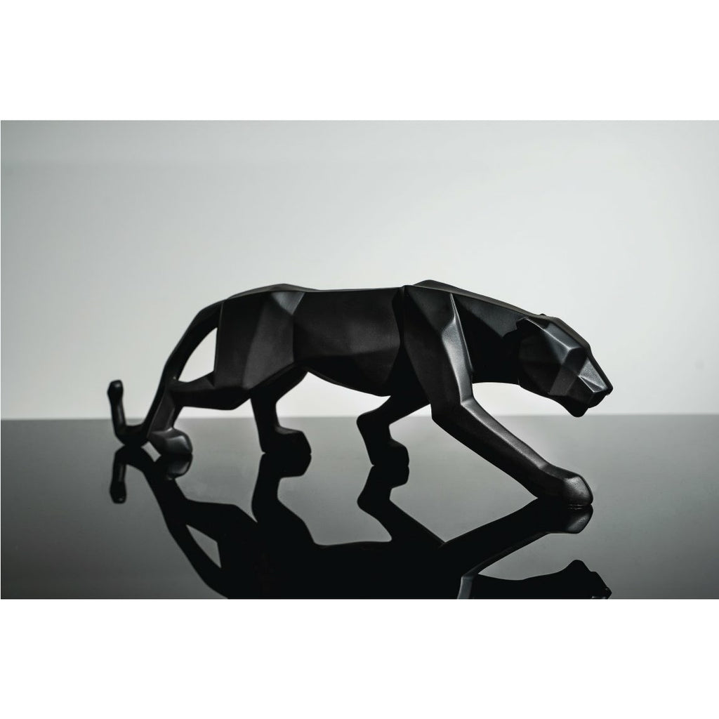 Black Leopard Sculpture - Our Black Leopard Sculpture is the perfect addition to any space. Also available in White.