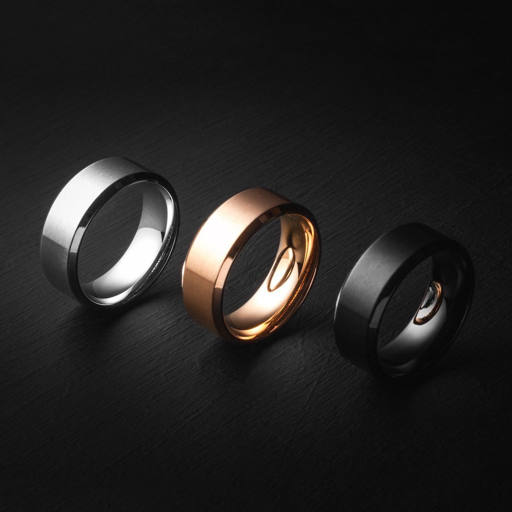 Black Men's Ring - Our Signature Minimal Black Ring has been crafted to be worn on a day-to-day basis or even on a night out.