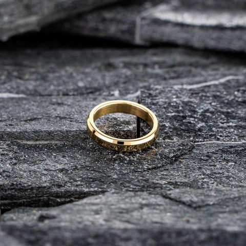 Our Minimal Gold Ring has been crafted to be worn on a day-to-day basis or even as a classy finishing piece. Also available in Silver, Black & Rose Gold.