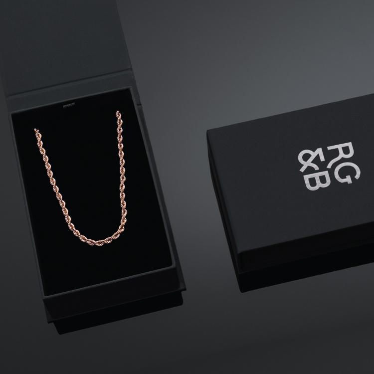 Rose Gold Rope Chain – RoseGold & Black Pty Ltd