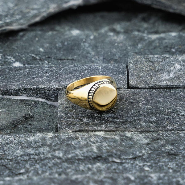 Square Signet Ring | Laurea 24k Gold Jewelry
