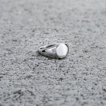 アクセサリー Vintage silver signet ring Silver Men's Signet Ring – RoseGold & Black Pty Ltd