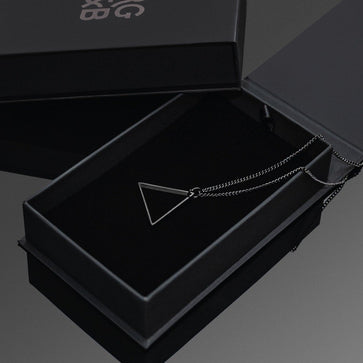 Black Triangle Pendant Necklace – RoseGold & Black Pty Ltd