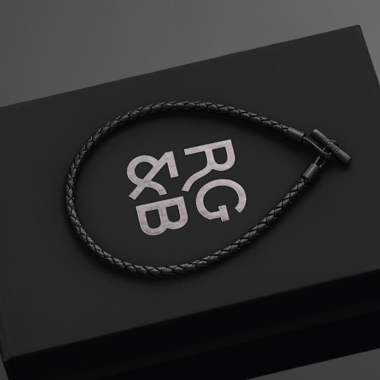 Minimal Bar Bracelet - Leather
