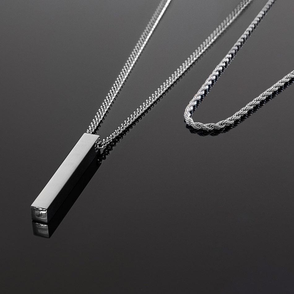 Bar Necklace Set in Silver – RoseGold & Black Pty Ltd