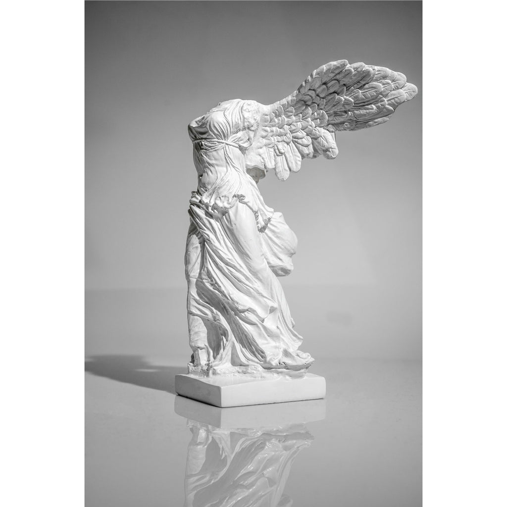 White Nike Sculpture - Our White Nike Sculpture is a timeless piece that’s an icon of Greek mythology. Nike is known to be the goddess of victory.